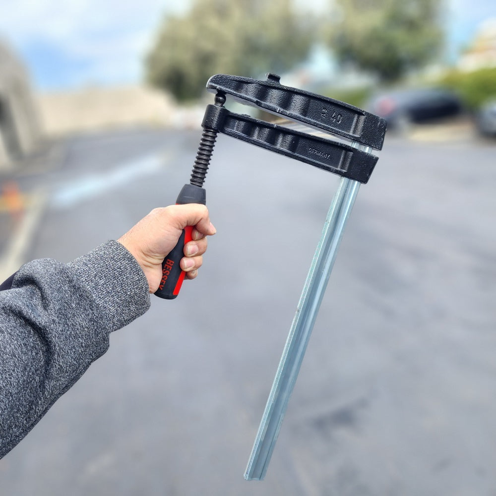 TG Series 16 in. Bar Clamp with Composite Plastic Handle and 7 in. Throat Depth (TG7.016+2K) TG Series 16 in. Bar Clamp with Composite Plastic Handle and 7 in. Throat Depth (TG7.016+2K)